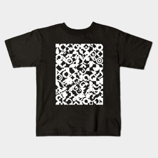 Electronic Musician Synthesizer Pattern White Kids T-Shirt